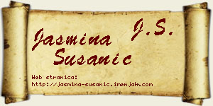 Jasmina Susanić vizit kartica
